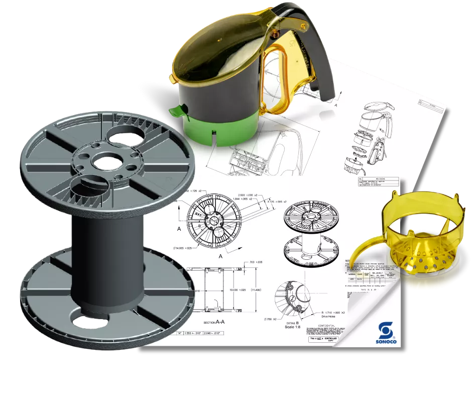 custom plastic solutions collage