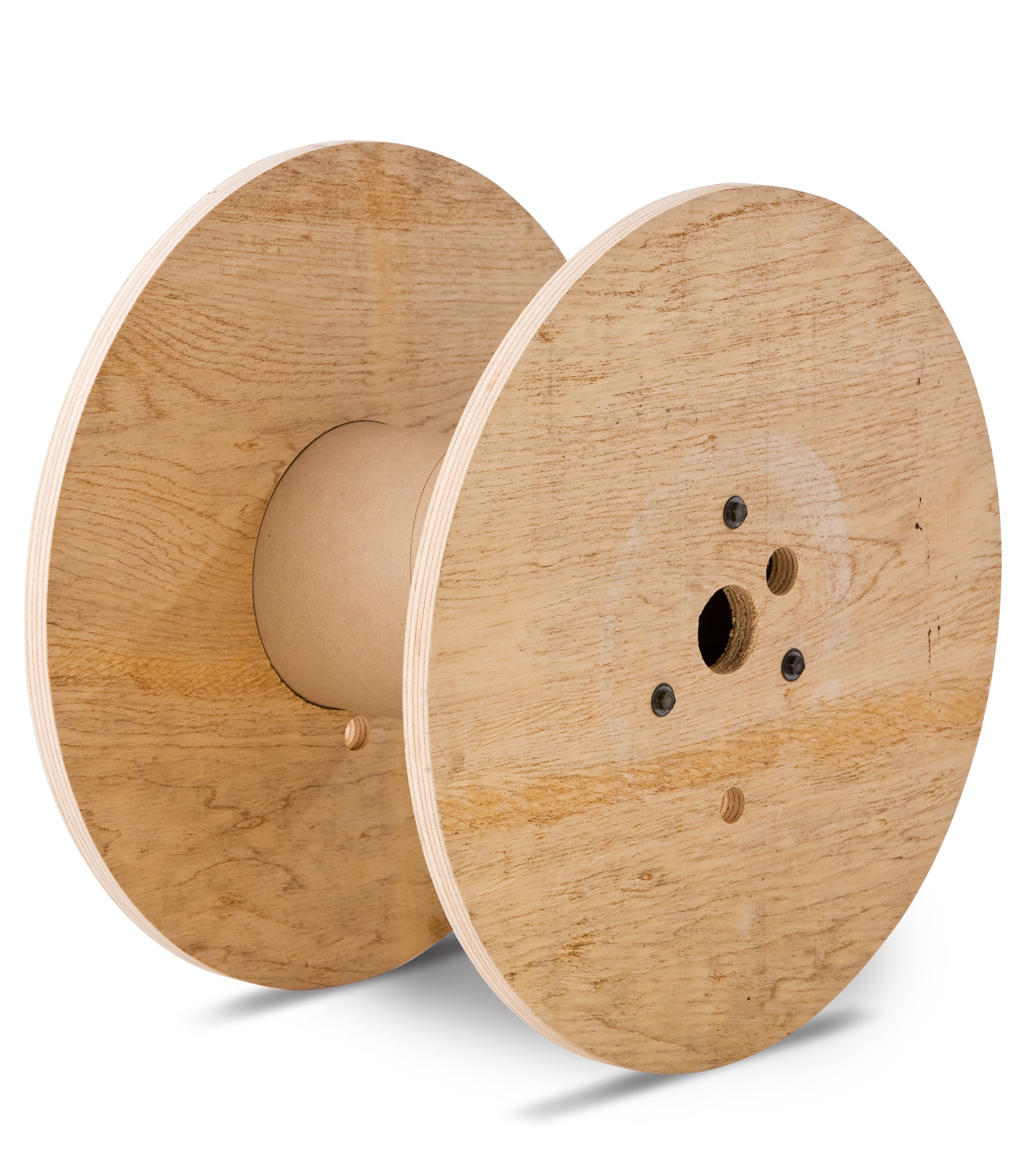 Carrete de madera contrachapada