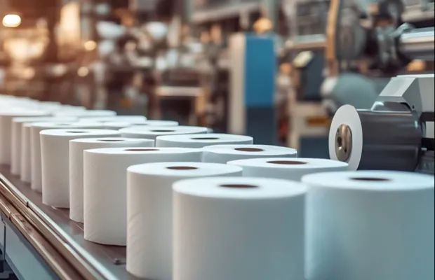 : Núcleos de papel tisú y toallas