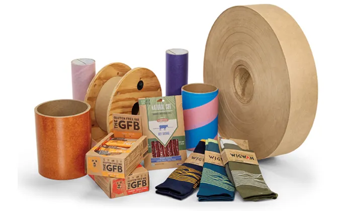 Collage de embalaje de papel industrial