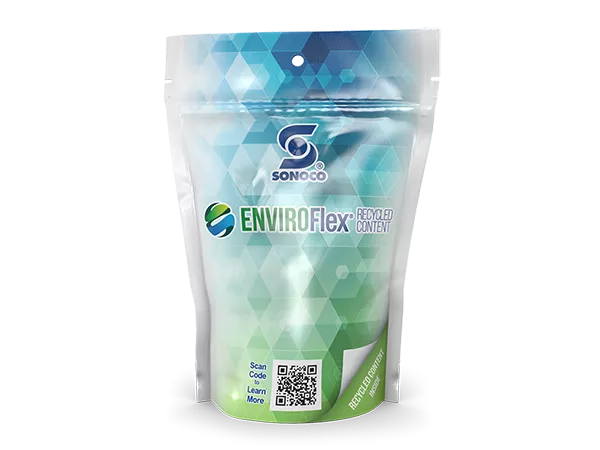 Bolsa de contenido reciclado EnviroFlex